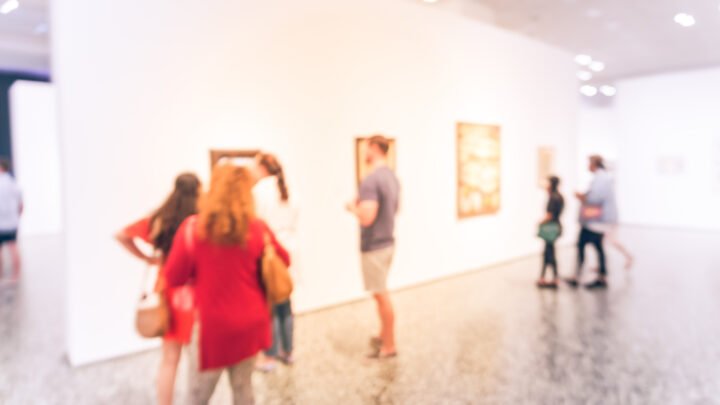 Daily Joke: A couple visit an art gallery