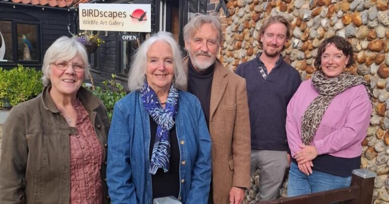 BIRDscapes art gallery in Glandford, near Holt, turning 20